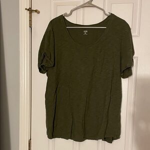 Olive Green Top
